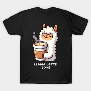 LLAMA LATTE LOVE T-Shirt